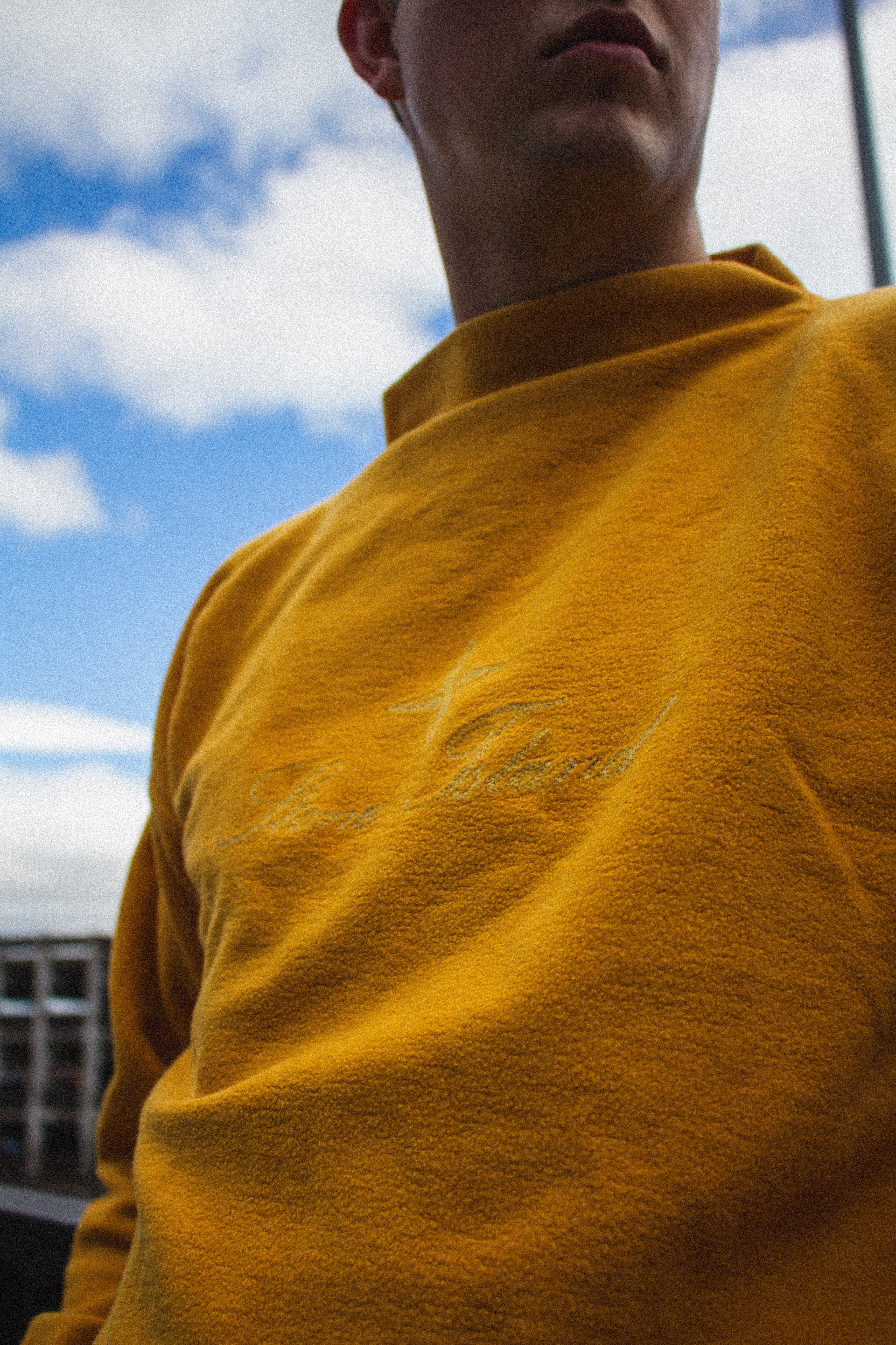 Stone Island 1987 Spell-Out Mock Neck Sweater