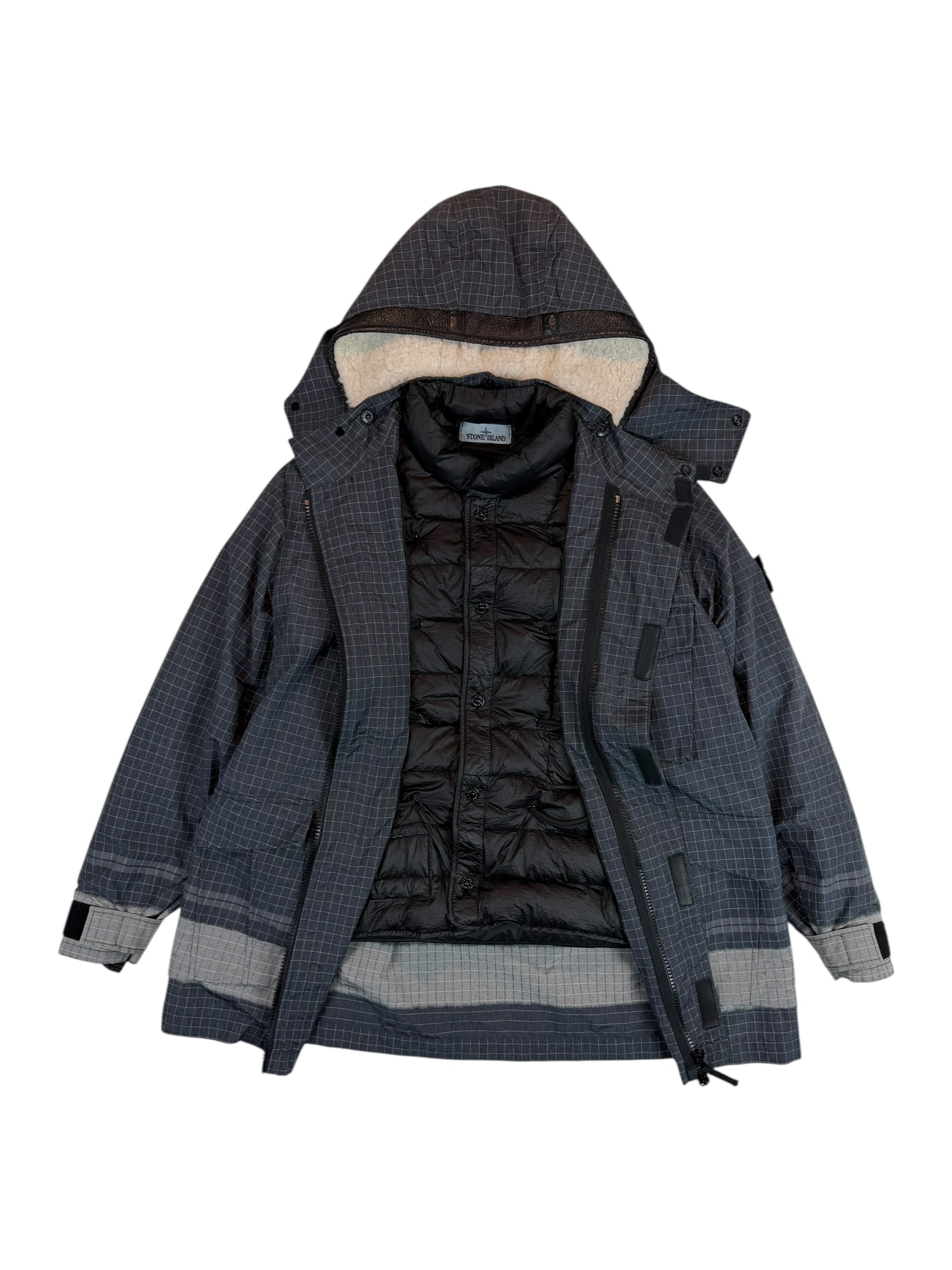 Stone Island Reflective Ripstop Chine Primaloft Parka