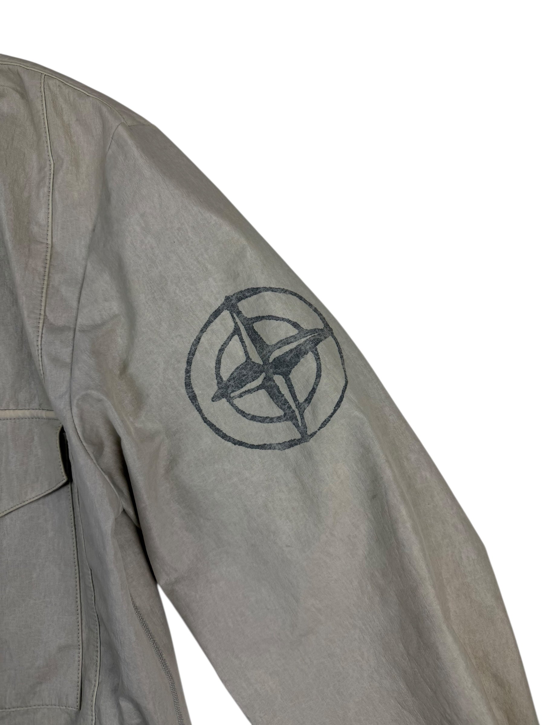 Stone Island SS2001 Laminated Webbing Spalmantura Jacket