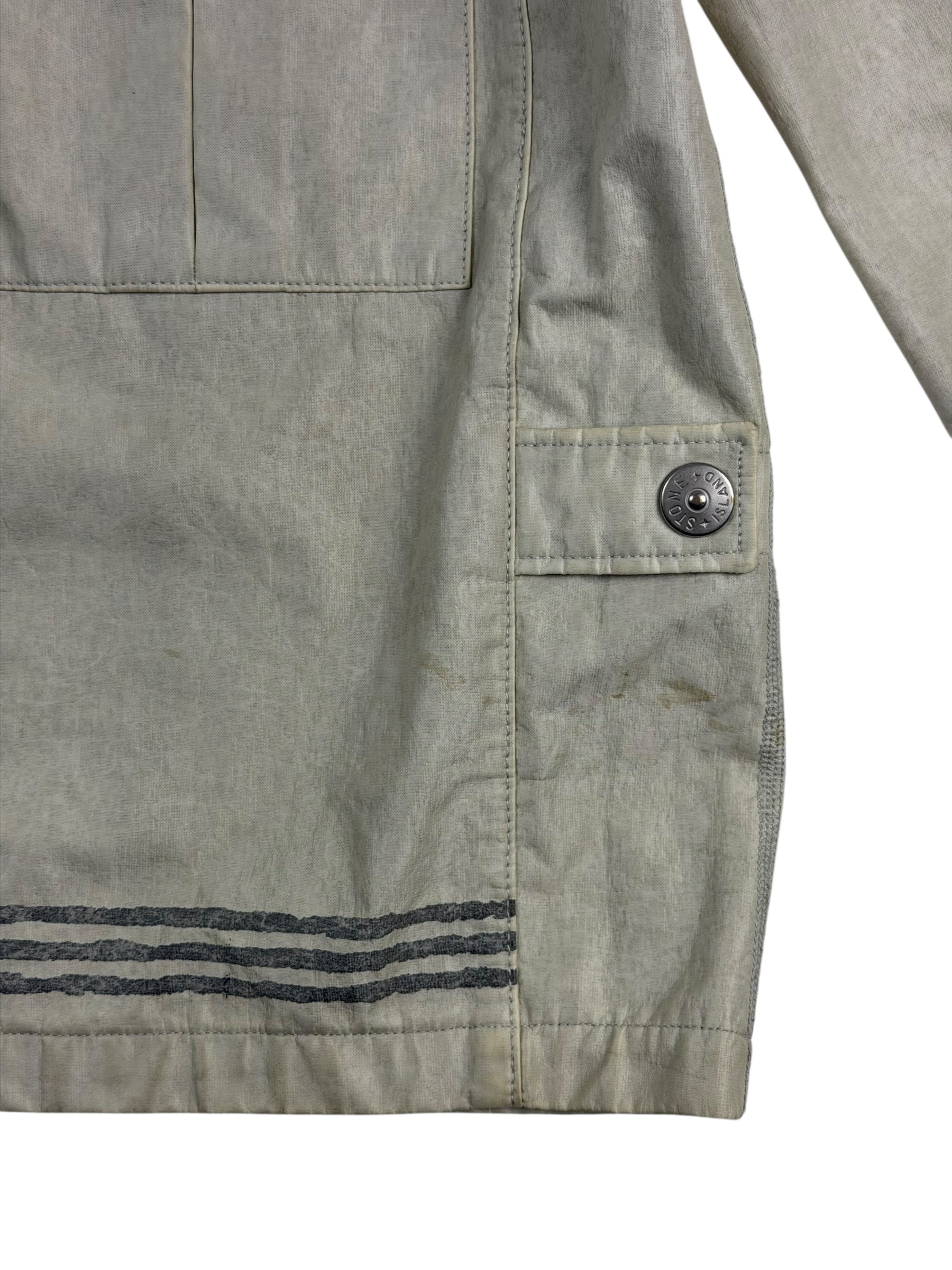 Stone Island SS2001 Laminated Webbing Spalmantura Jacket