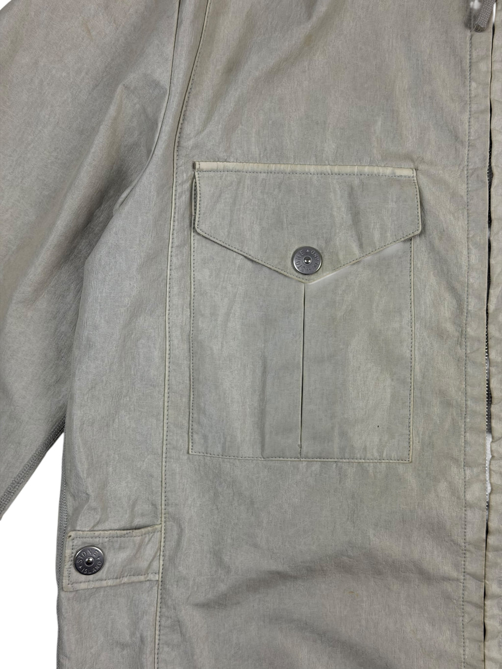 Stone Island SS2001 Laminated Webbing Spalmantura Jacket