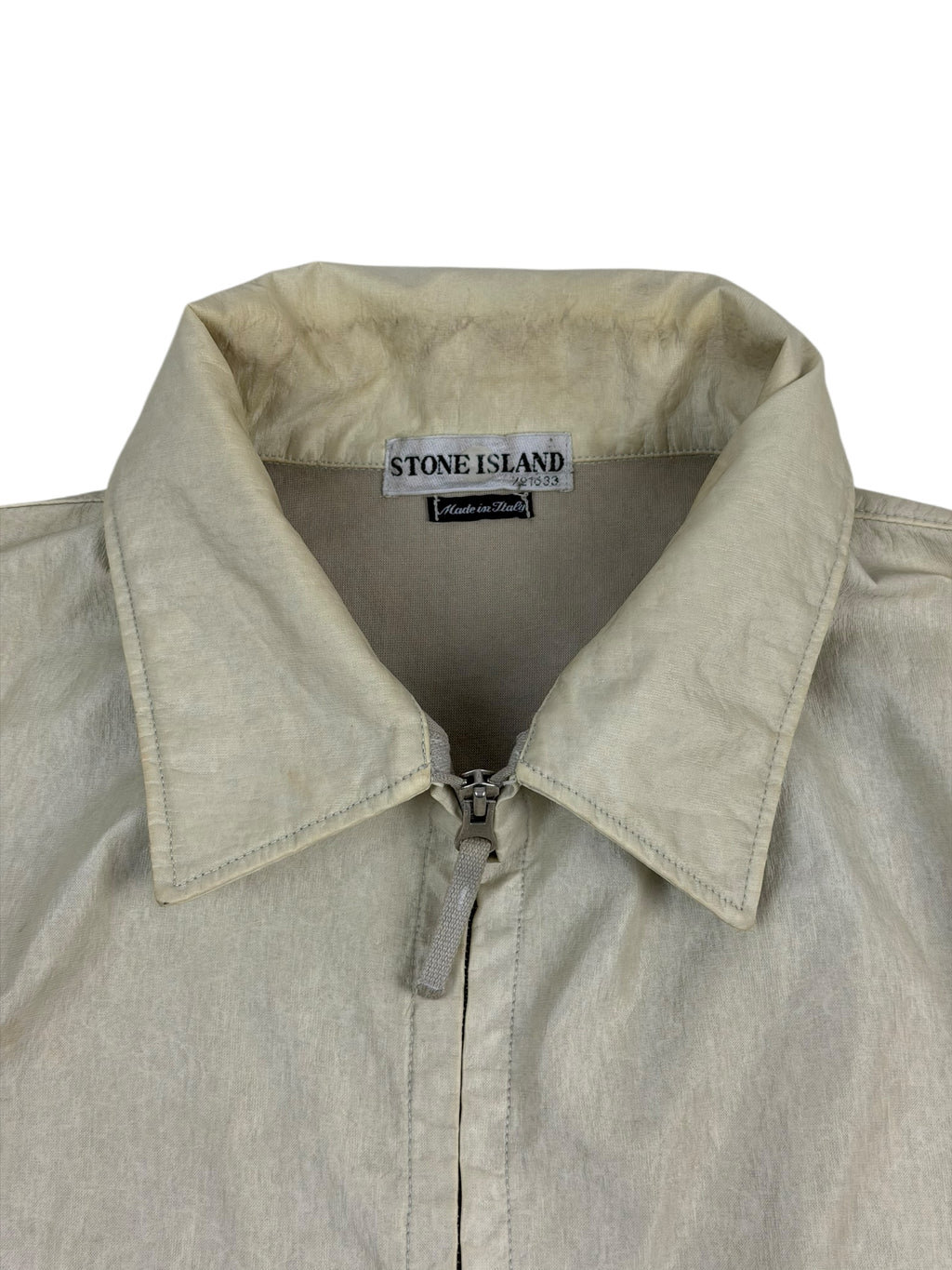 Stone Island SS2001 Laminated Webbing Spalmantura Jacket