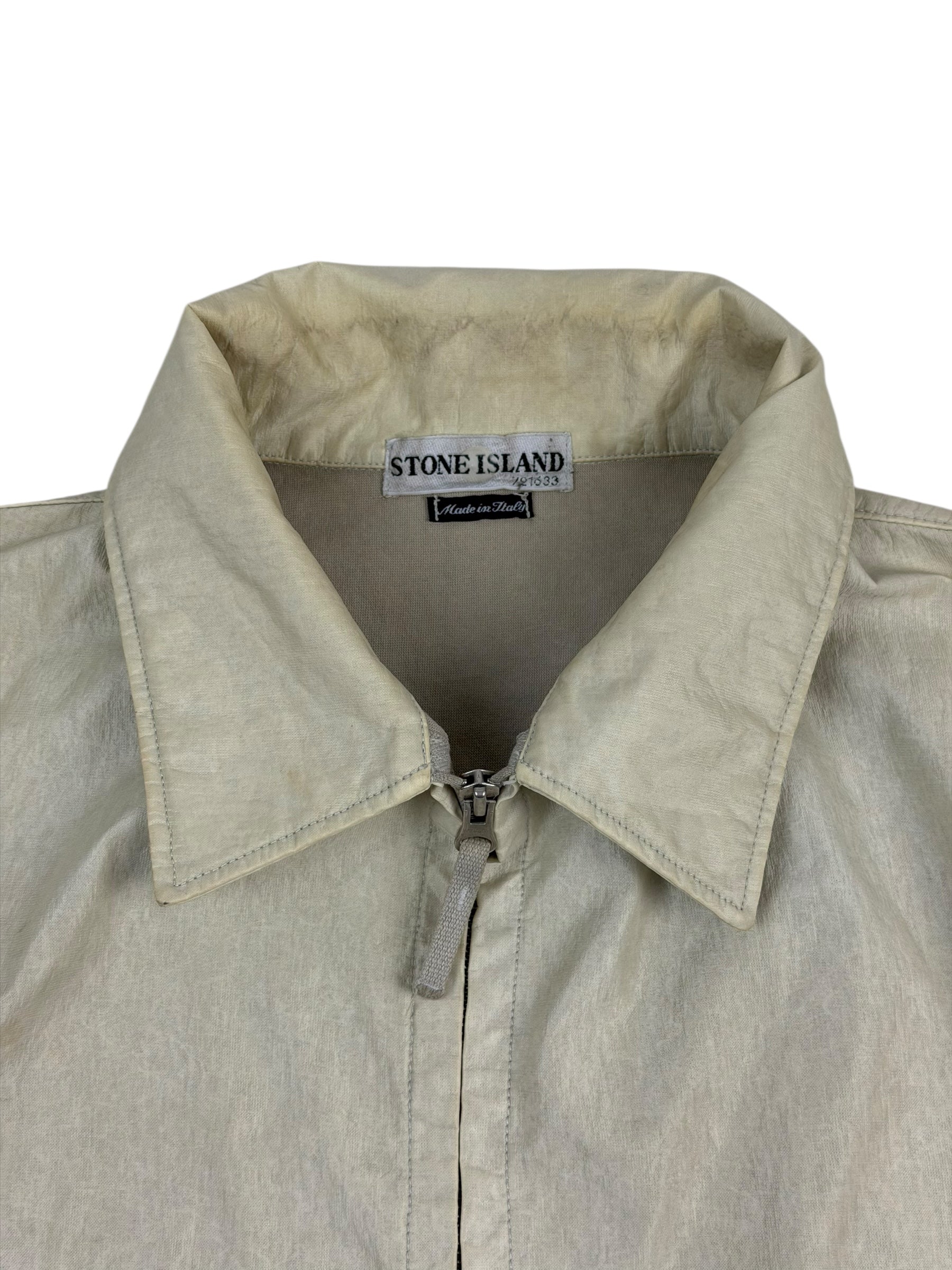 Stone Island SS2001 Laminated Webbing Spalmantura Jacket