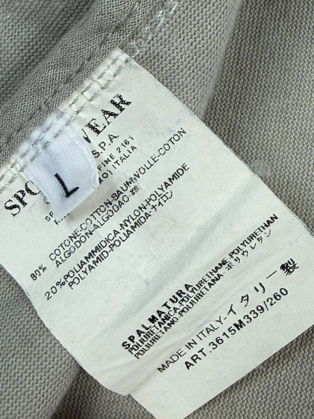 Stone Island SS2001 Laminated Webbing Spalmantura Jacket