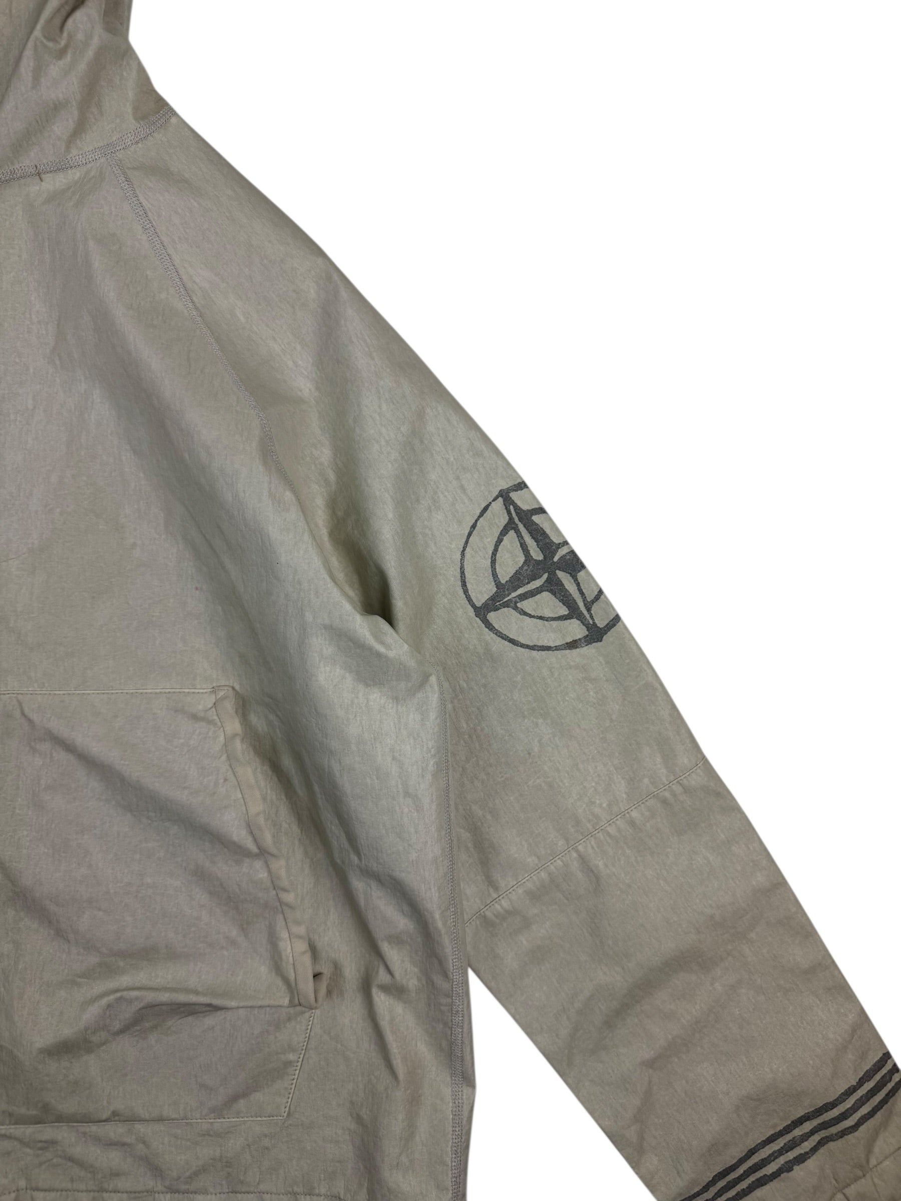 Stone Island SS02 Laminated Webbing Hooded Spalmantura Jacket