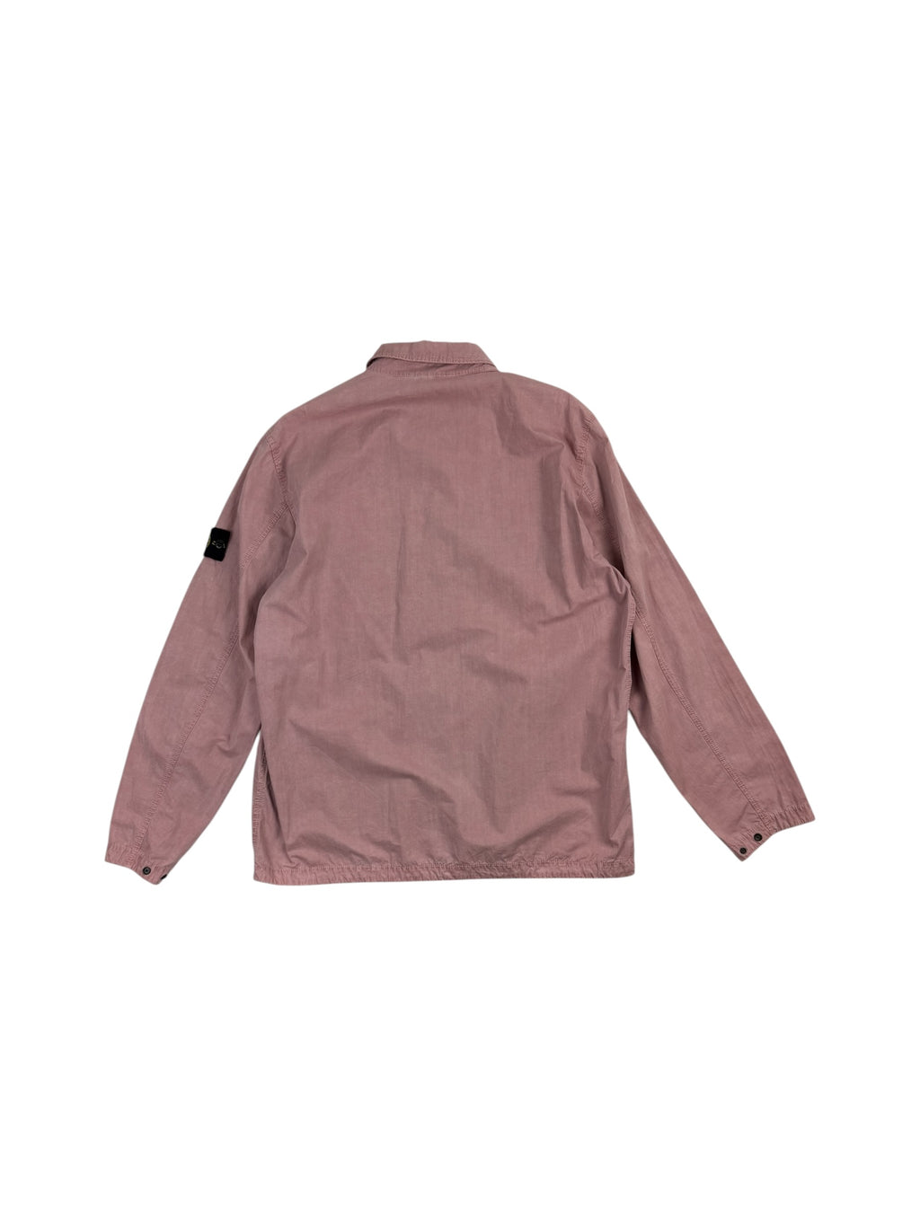 Stone Island Brushed Cotton Canvas Zip Jacket