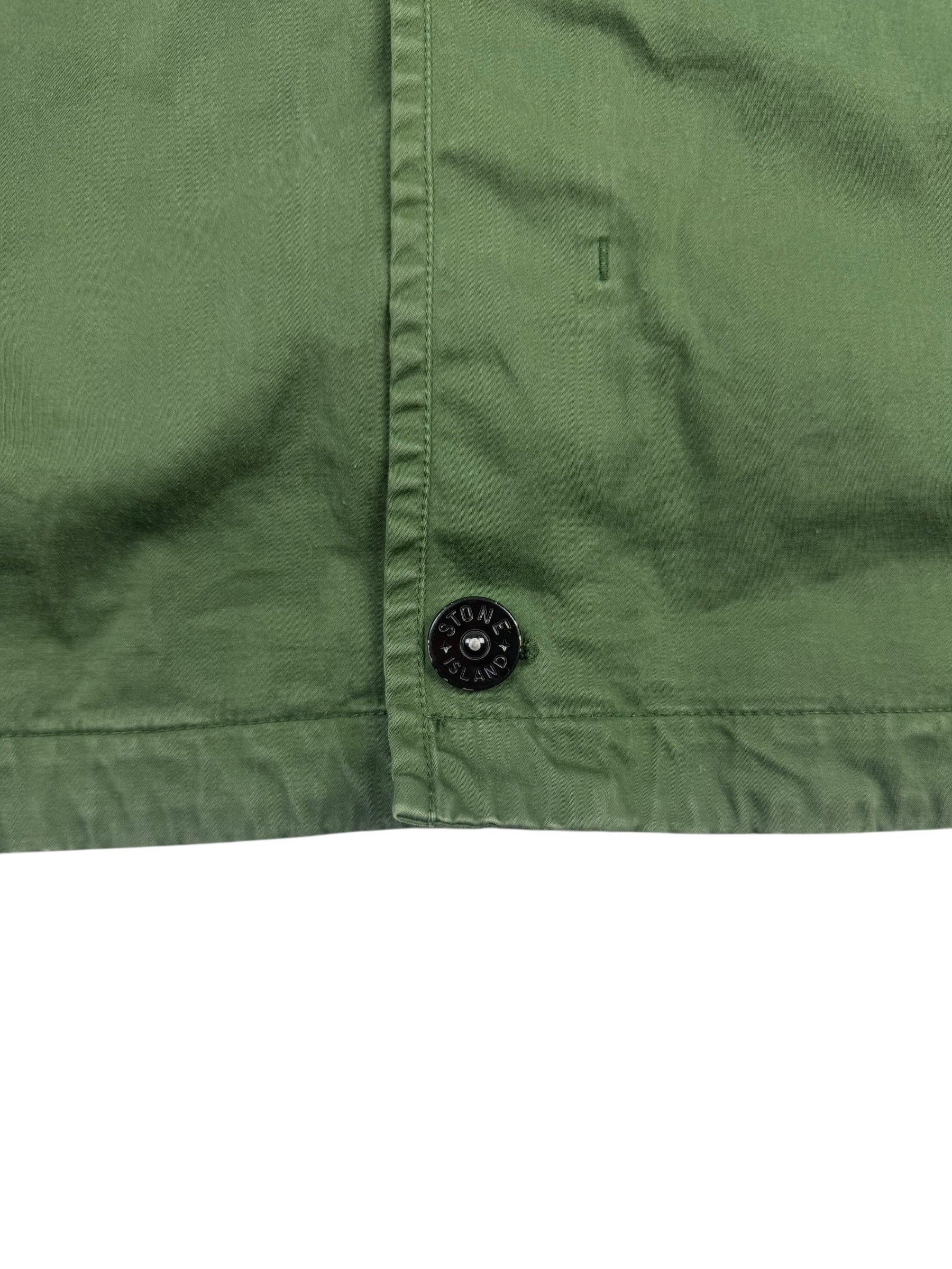 Stone Island Stretch Cotton Satin Overshirt