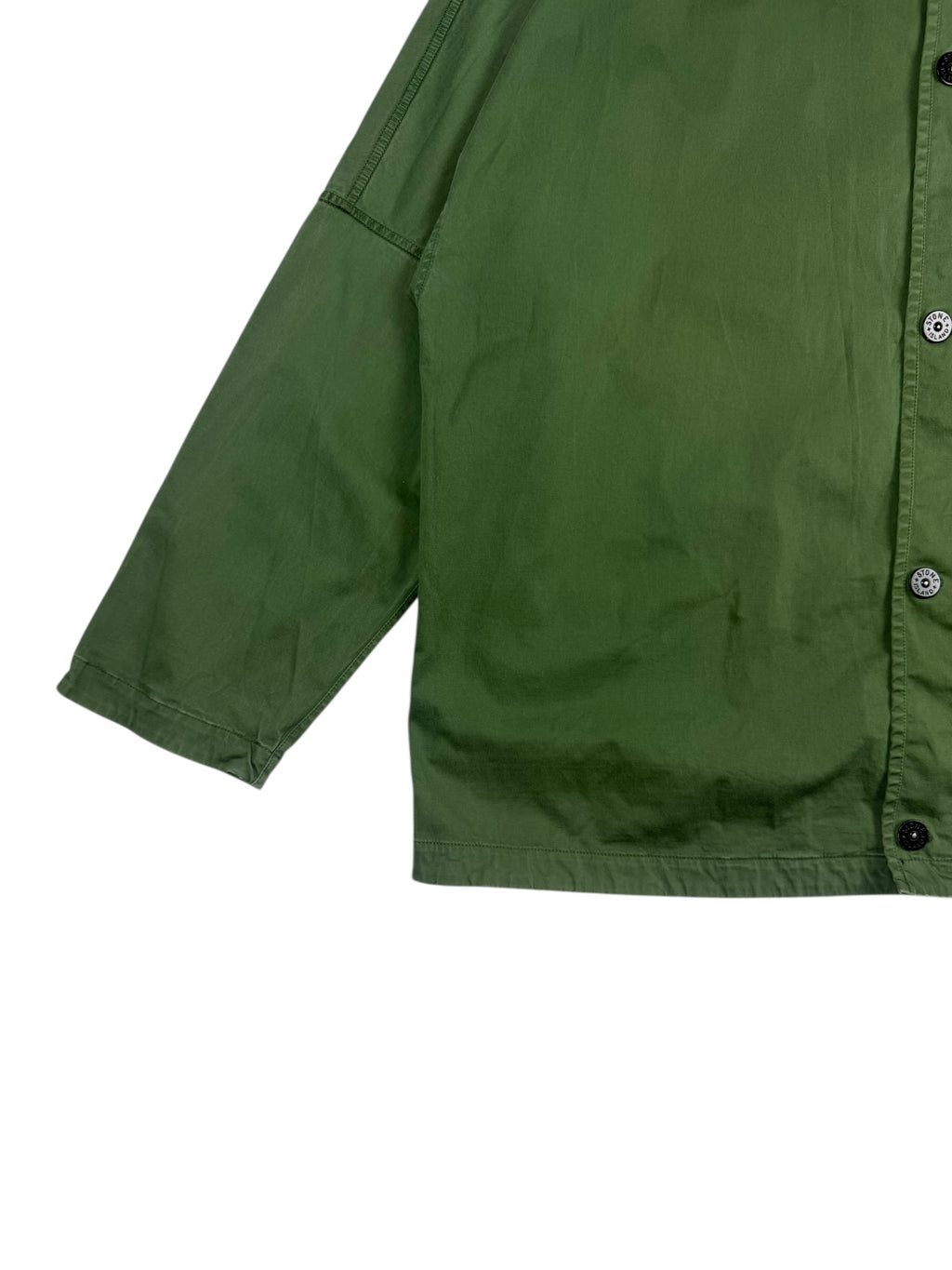 Stone Island Stretch Cotton Satin Overshirt