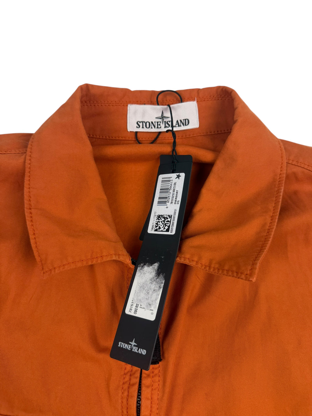 Stone Island Supima Cotton Twill Zip Overshirt