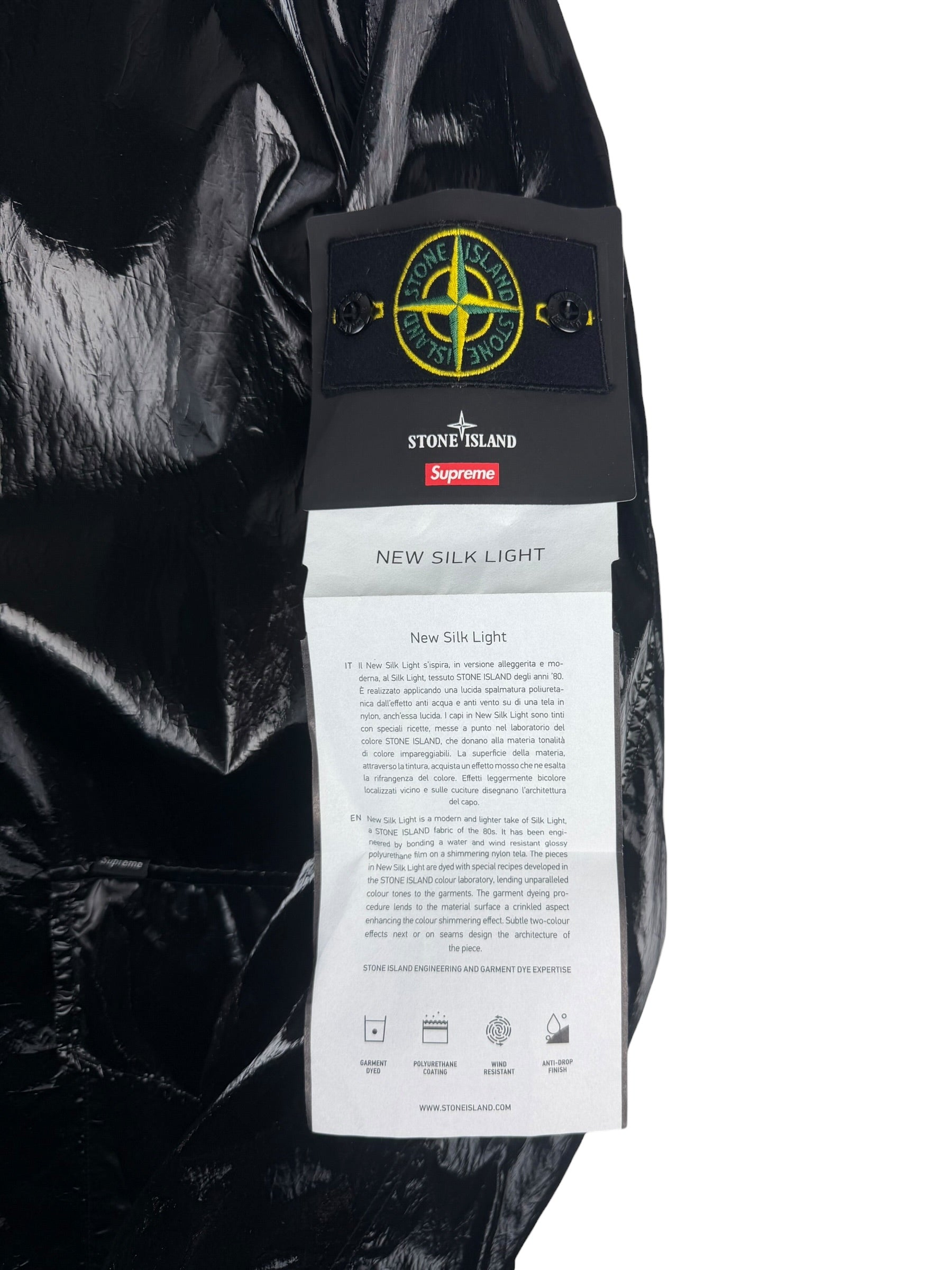 Stone Island Supreme SS19 New Silk Light Jacket