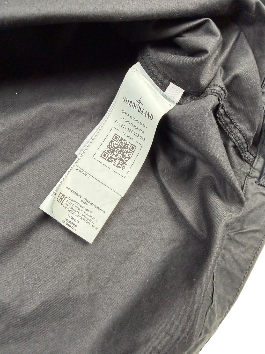 Stone Island AW21 Gabardine Multipocket Smock