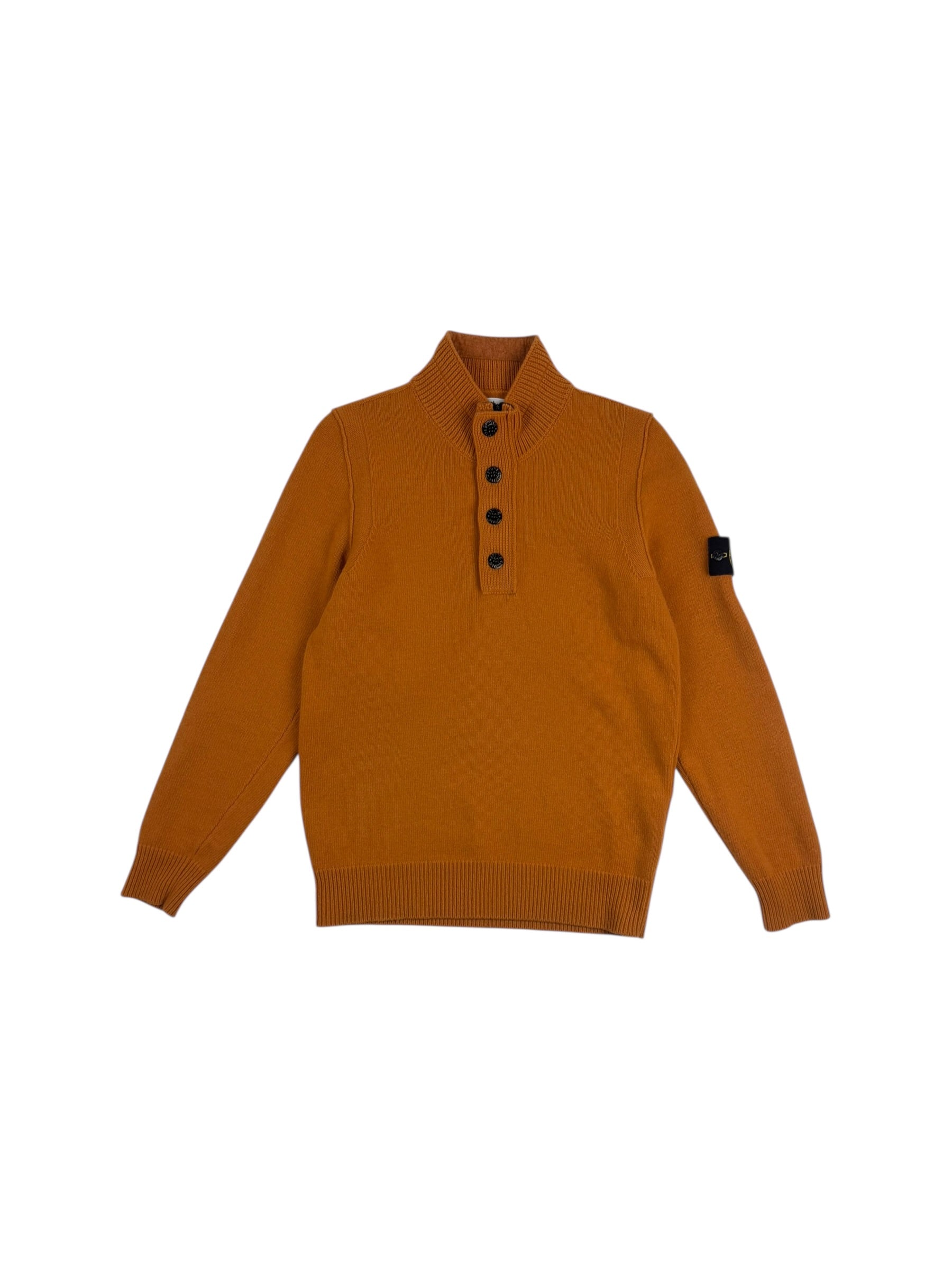 Stone Island Wool Button Popover Sweater