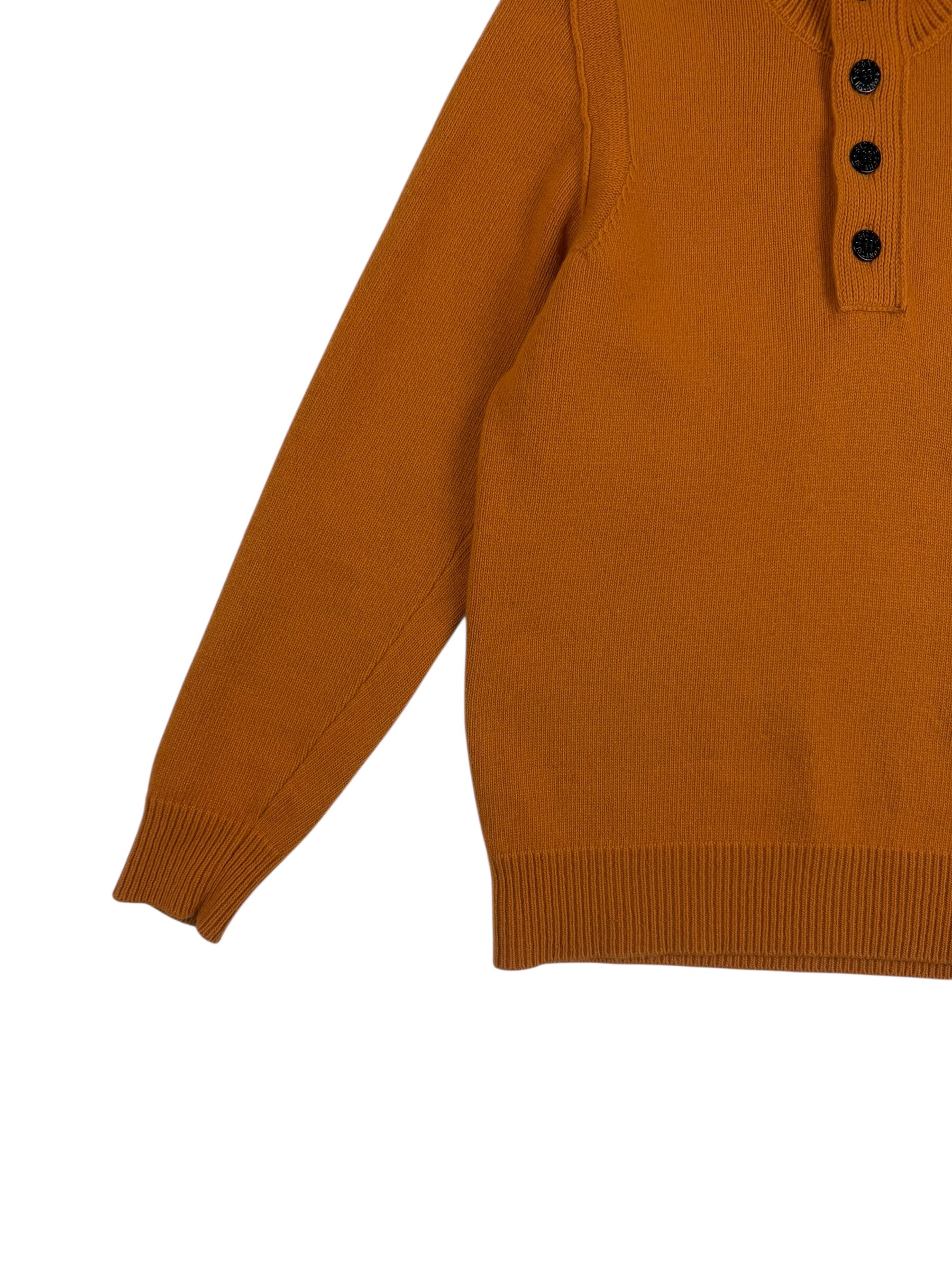Stone Island Wool Button Popover Sweater