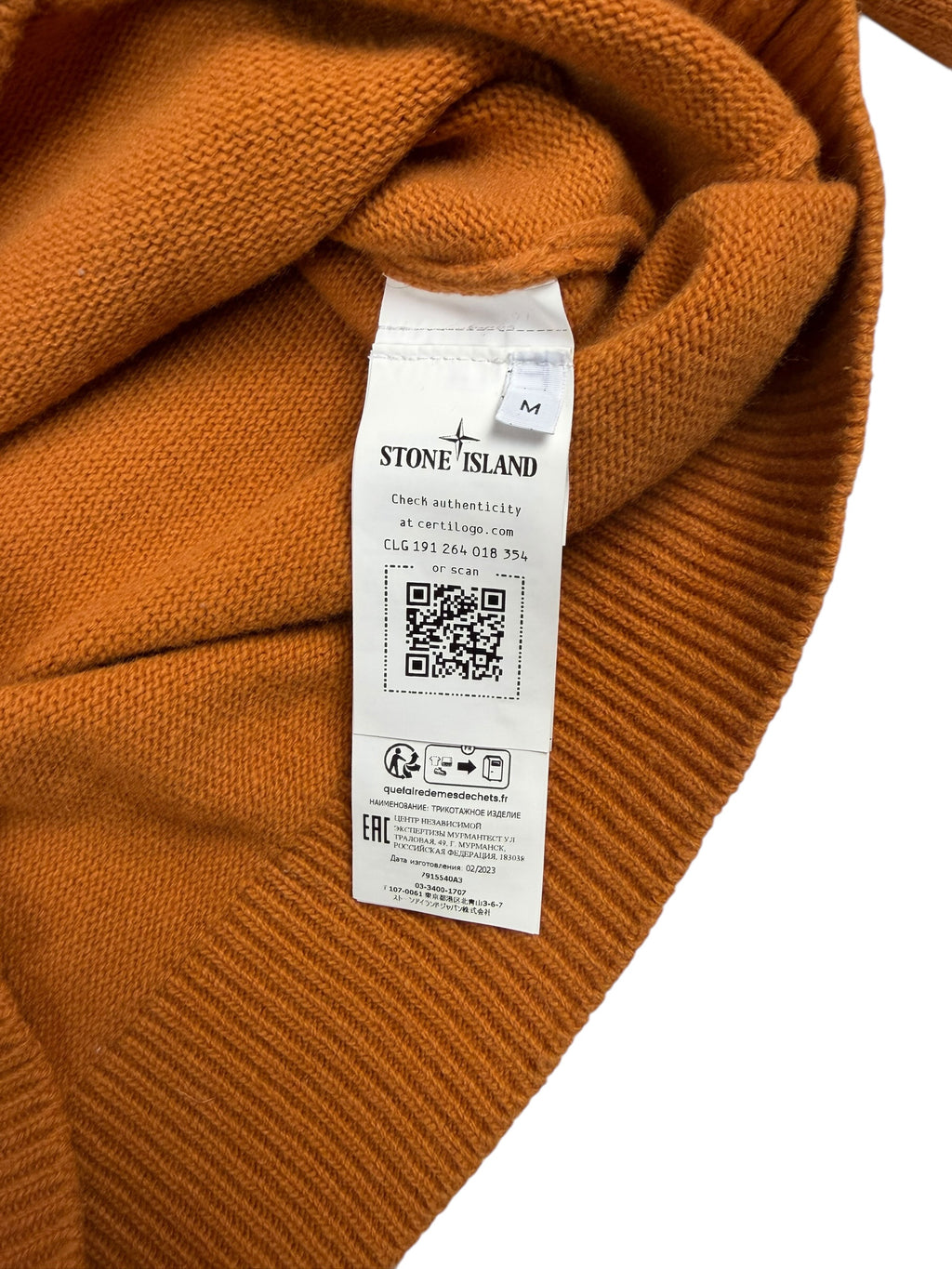 Stone Island Wool Button Popover Sweater