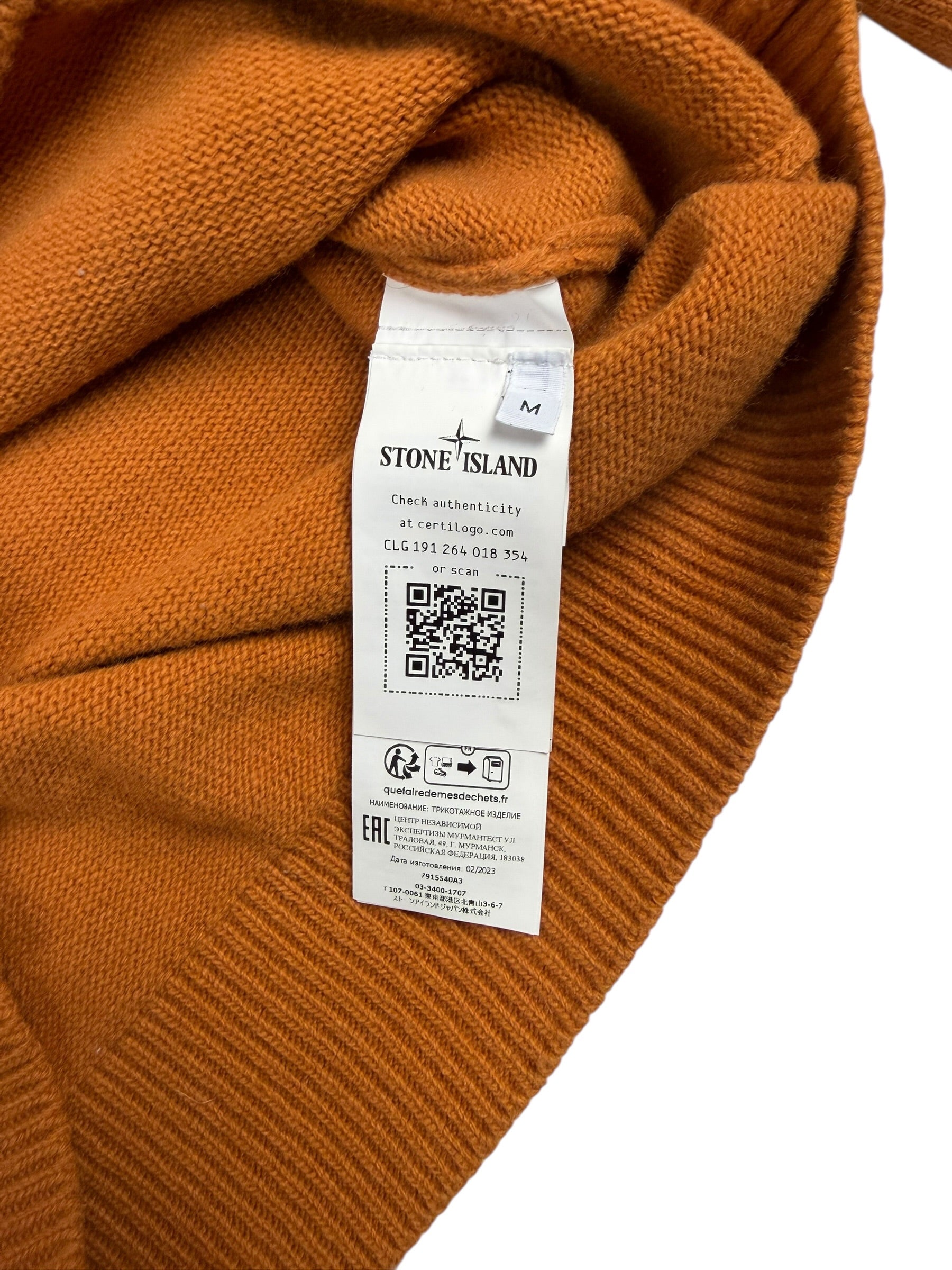 Stone Island Wool Button Popover Sweater
