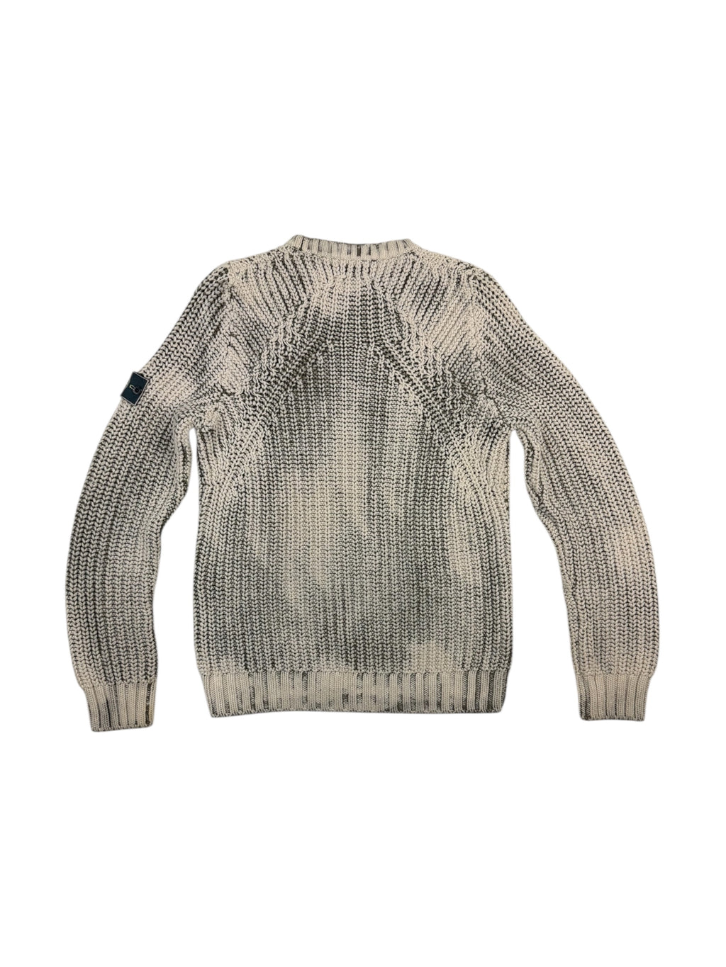 Stone Island Hand Corrosion Cable Knit Jumper