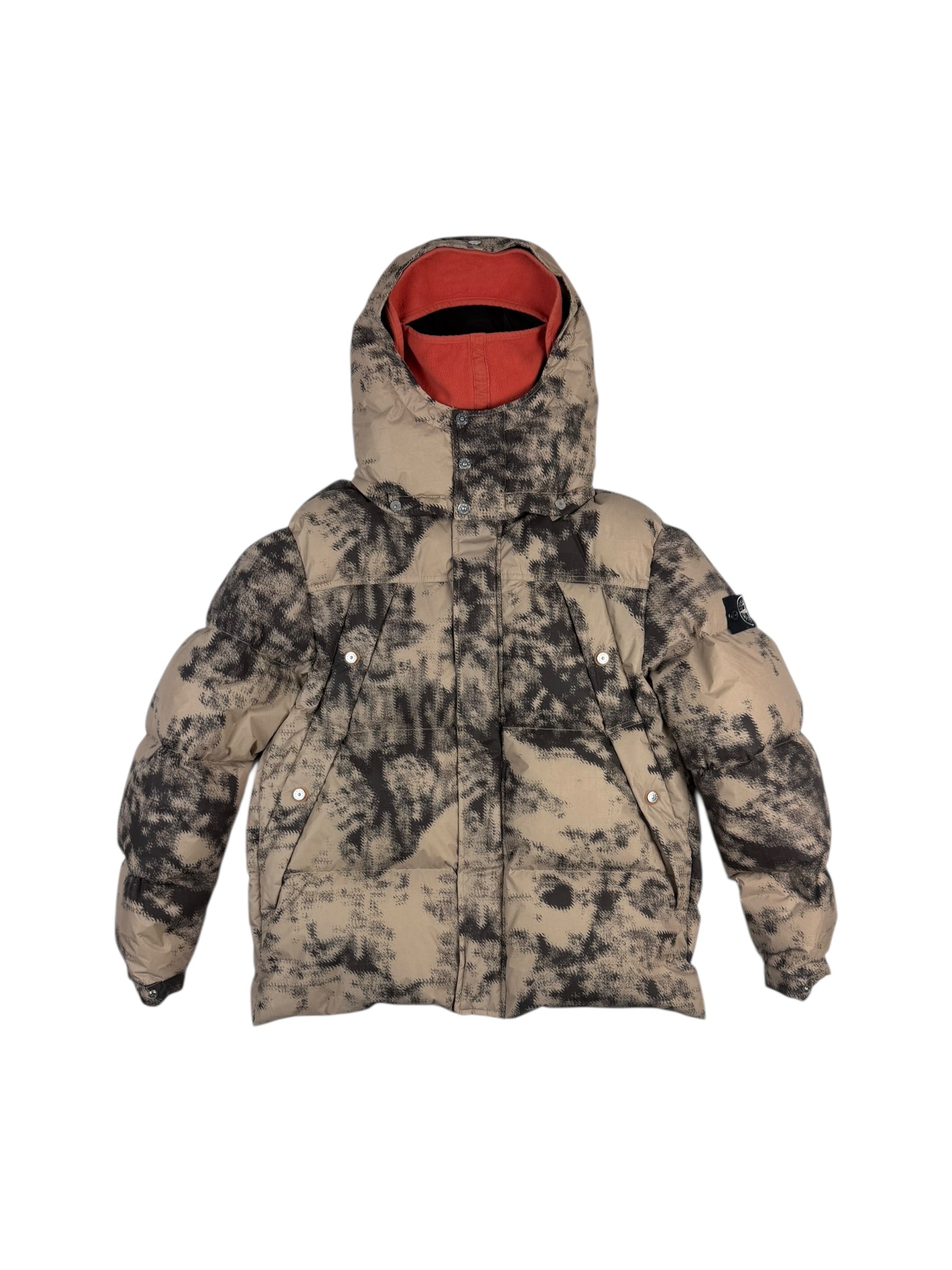 Stone Island Ice Earth Mapping Camo Down Jacket