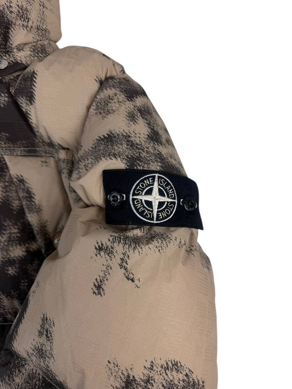 Stone Island Ice Earth Mapping Camo Down Jacket