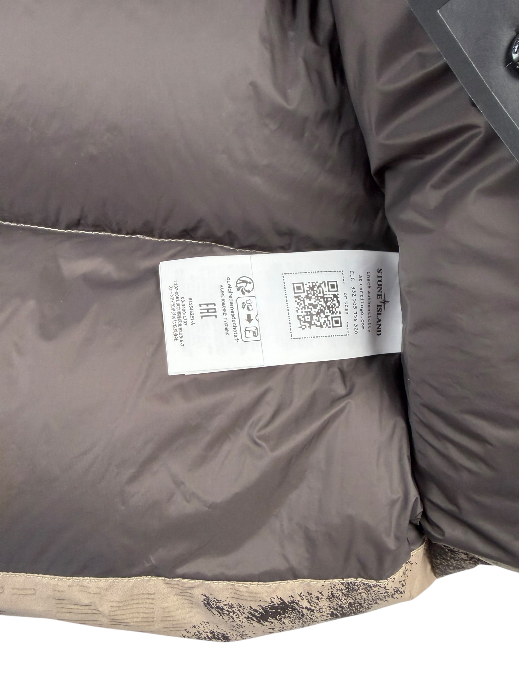 Stone Island Ice Earth Mapping Camo Down Jacket