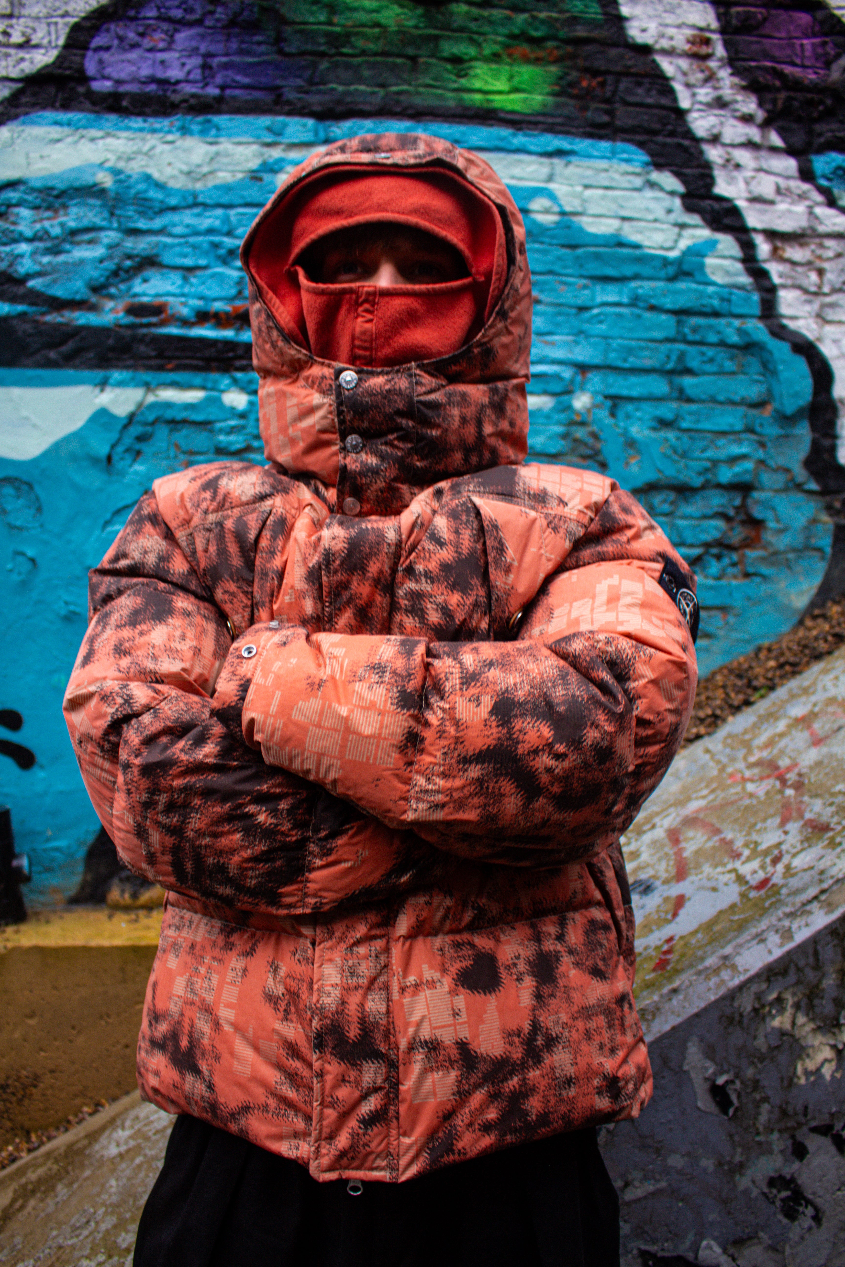 Stone Island Ice Earth Mapping Camo Down Jacket