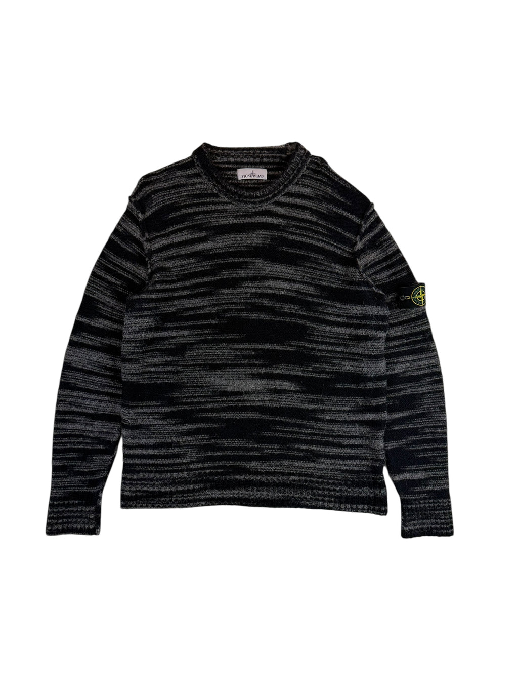 Stone Island Reverse Seam Marl Crewneck Knit