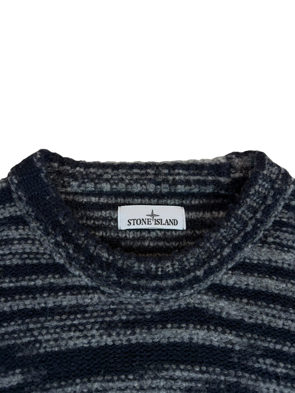 Stone Island Reverse Seam Marl Crewneck Knit