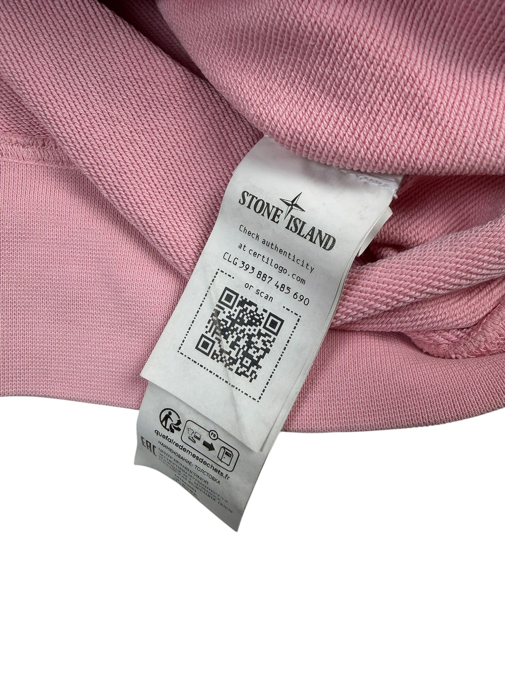Stone Island SS24 Pink Crewneck Sweater