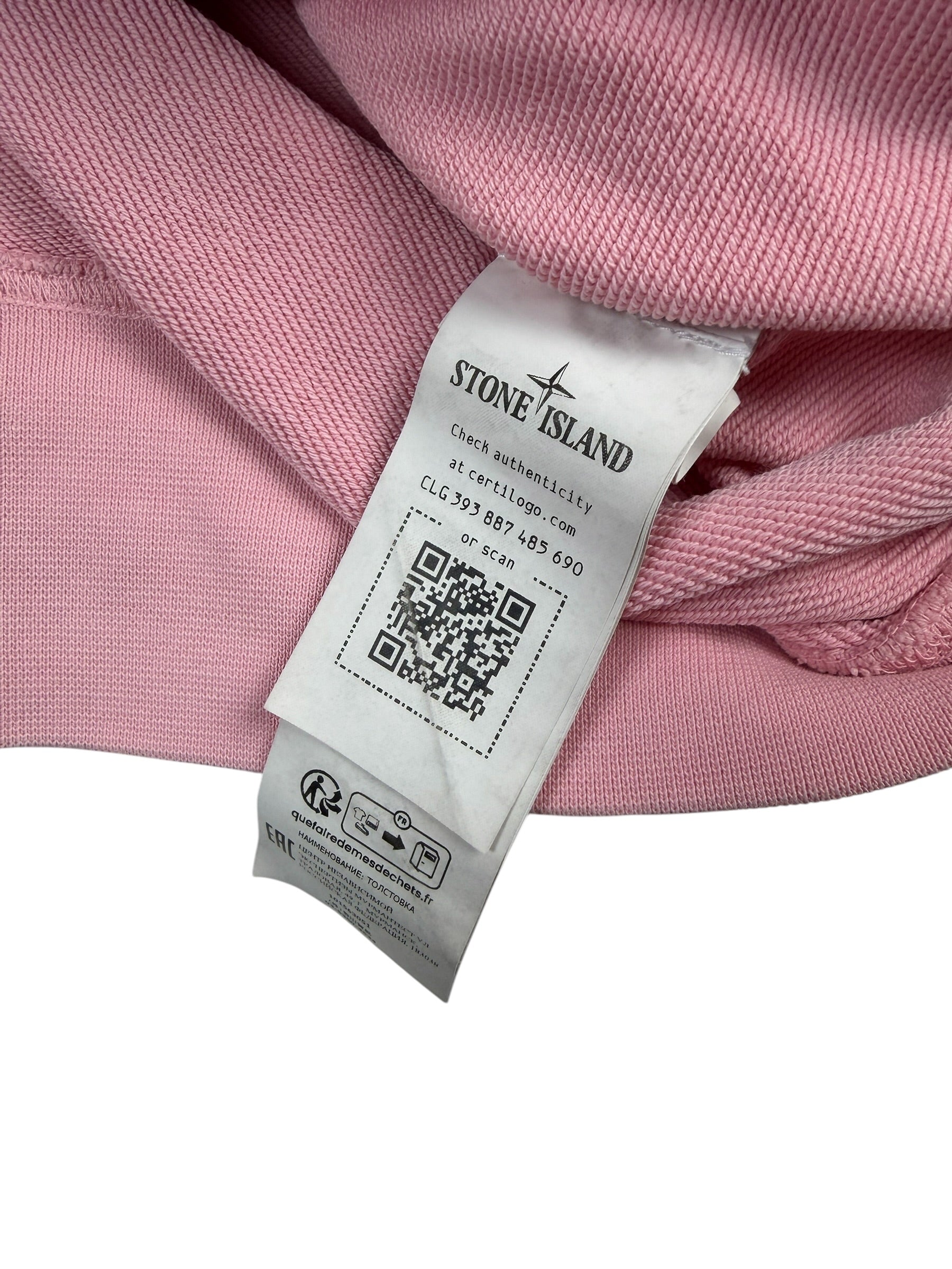 Stone Island SS24 Pink Crewneck Sweater