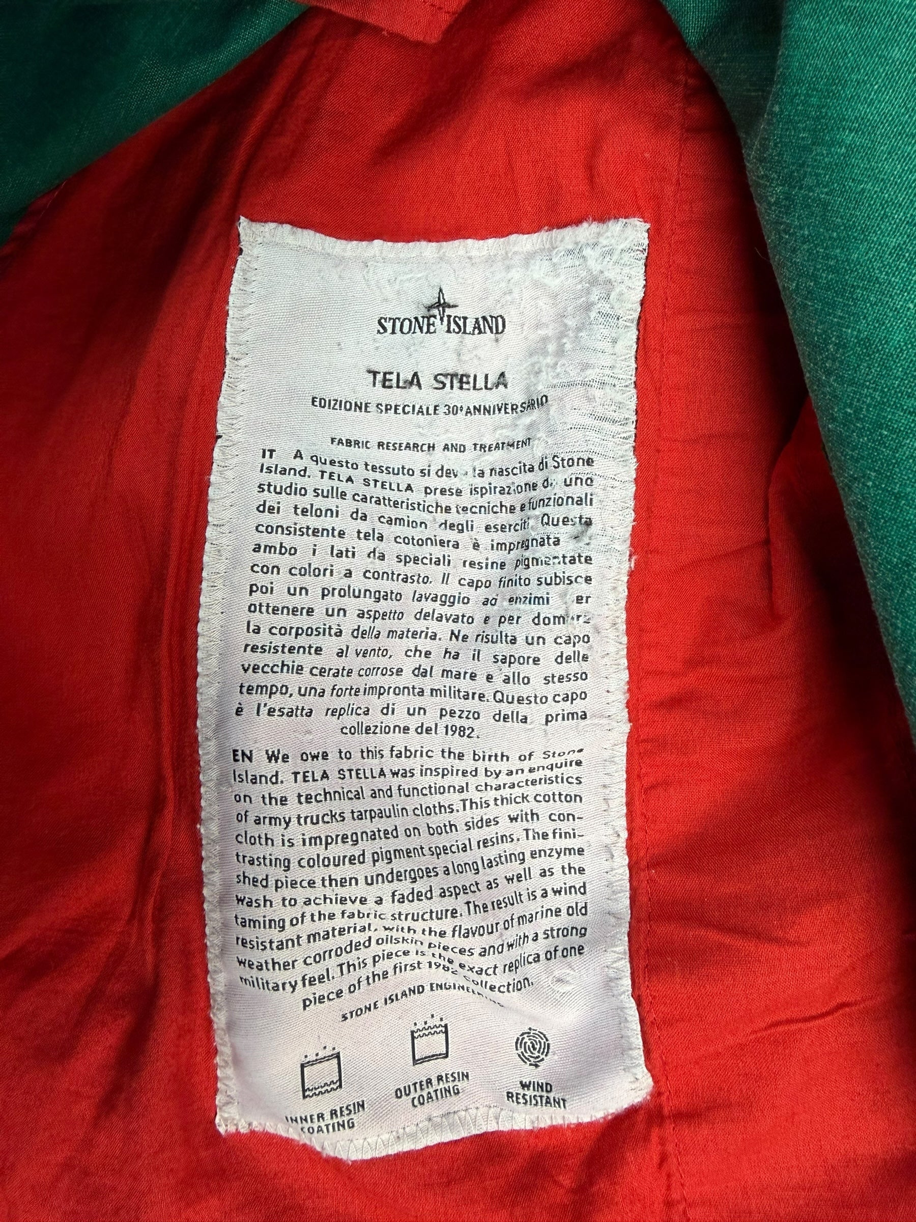 Stone Island 2012 Tela Stella 30th Anniversary Smock