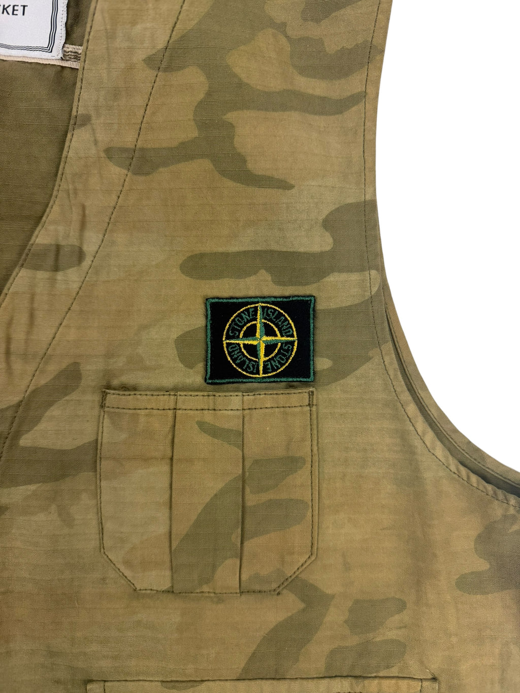 Stone Island 1990 Ice Jacket Camo Vest