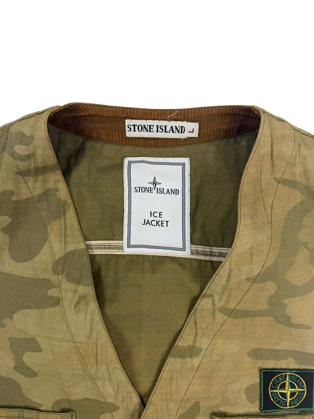 Stone Island 1990 Ice Jacket Camo Vest