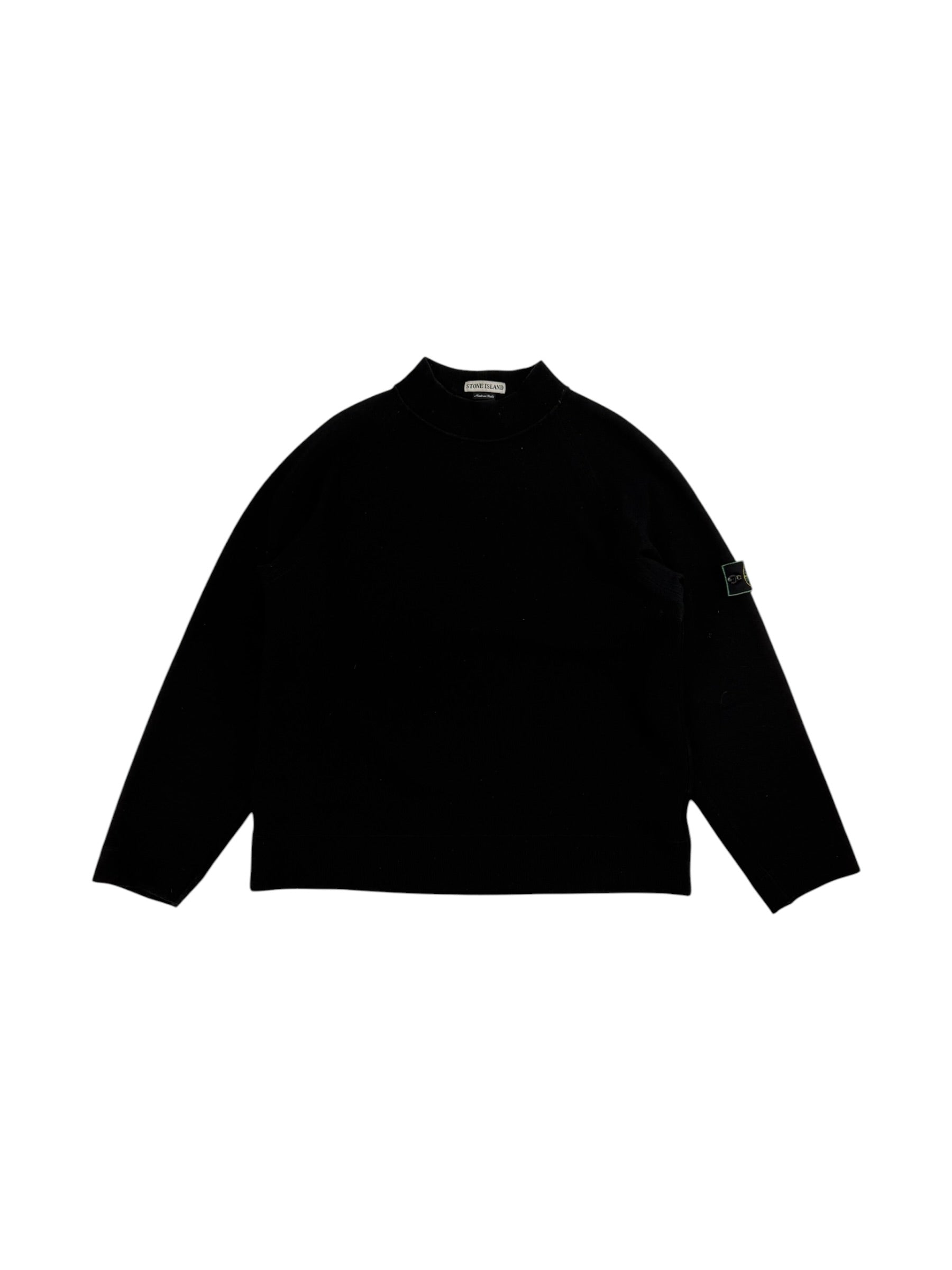 Stone Island AW98 Wool Blend Mock Neck Sweater