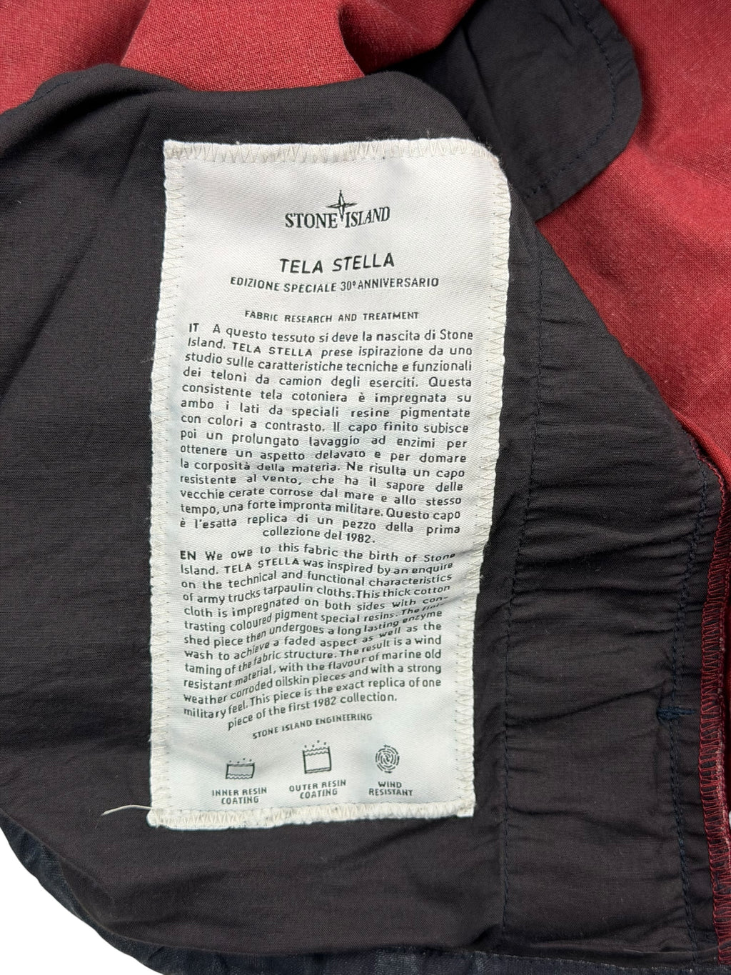 Stone Island 2012 Tella Stella 30th Anniversary Smock