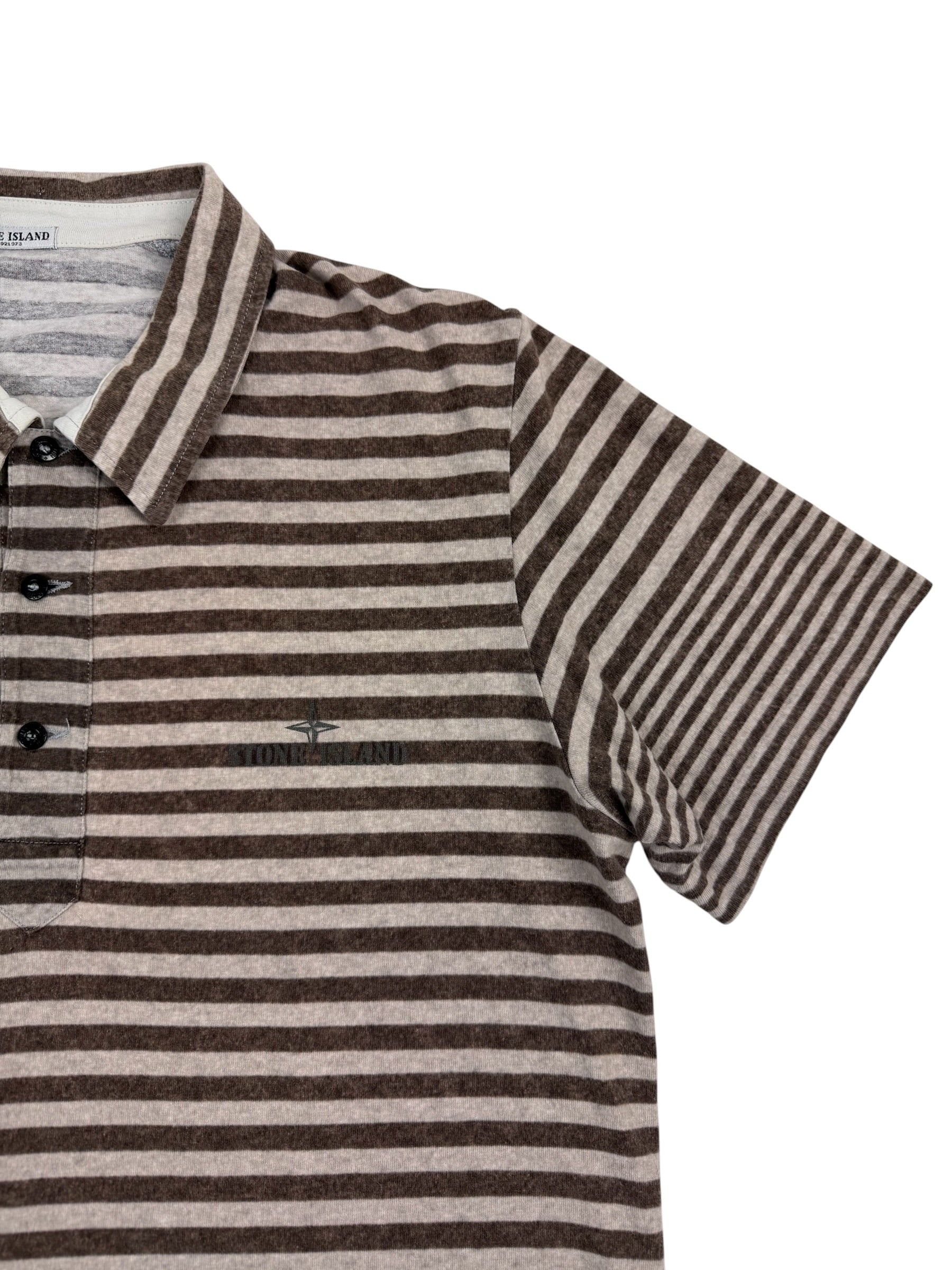 Stone Island SS08 Striped Polo Shirt