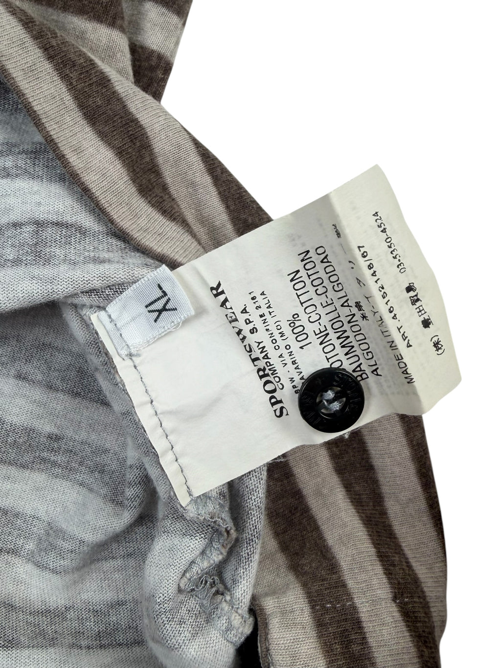 Stone Island SS08 Striped Polo Shirt