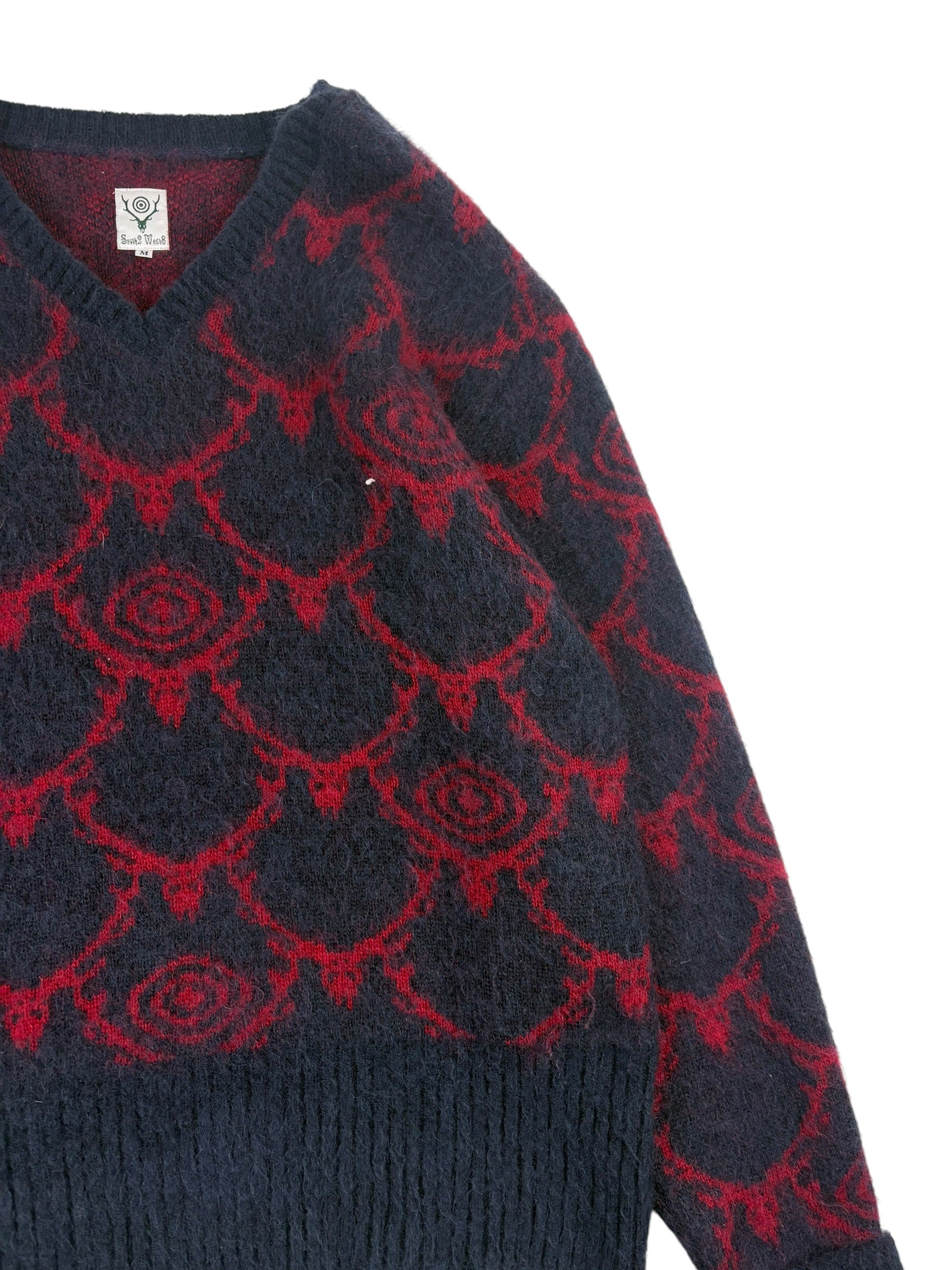 South2 West8 Loose Fit Mohair Sweater