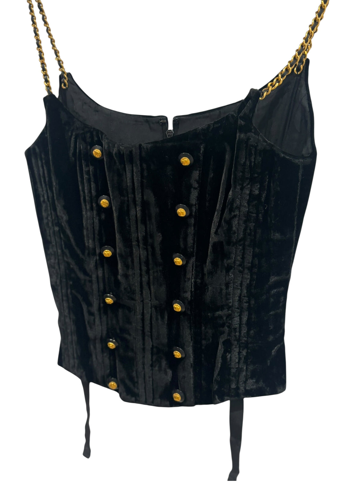 Chanel FW / 1993 Velvet Corset
